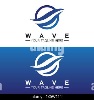Wave symbol vector illustration design Stock Vector