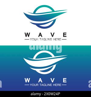 Wave symbol vector illustration design Stock Vector