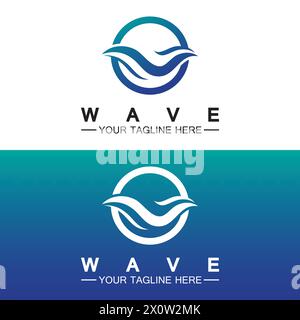 Wave symbol vector illustration design Stock Vector