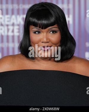 Los Angeles, USA. 13th Apr, 2024. Lizzo arrives at the 10th Annual Breakthrough Prize Ceremony held at the Academy Museum of Motion Picture in Los Angeles, CA on Saturday, ?April 13, 2024. (Photo By Sthanlee B. Mirador/Sipa USA) Credit: Sipa USA/Alamy Live News Stock Photo