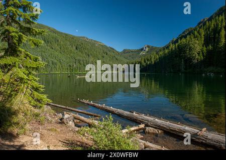 Pamelia Lake, in Oregon's Mt. Jefferson Wilderness Stock Photo