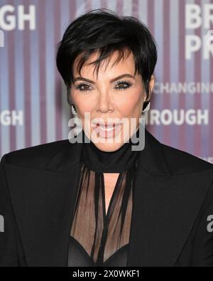 April 13, 2024, Los Angeles, California, U.S.: Kris Jenner attends the 2024 Breakthrough Prize. (Credit Image: © Billy Bennight/ZUMA Press Wire) EDITORIAL USAGE ONLY! Not for Commercial USAGE! Stock Photo