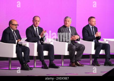 (l To R) Luca Zaia, Governor Of The Veneto Region, Italian Foreign 