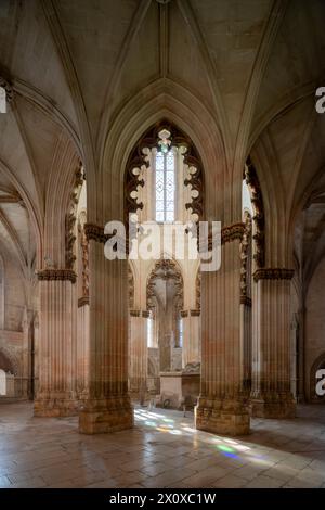 Batalha, Mosteiro da Batalha, Kloster, Capela do Fundador, Gründerkapelle Stock Photo