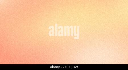 Soft orange-yellow background, rough texture, grainy noise. Stock Photo