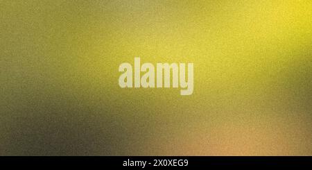 Bright yellow-green background with a gradient, rough texture, grainy noise. Stock Photo