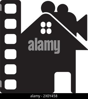 production house or film industry logo. vector illustration design ...