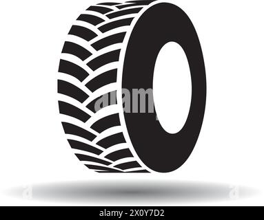 car tires icon logo vector design template Stock Vector