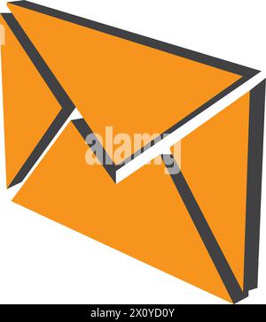 message icon logo, vector design illustration Stock Vector