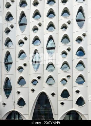 Exterior of modern architecture. Building abstract background. Downtown Denver, Colorado Stock Photo