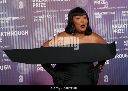 Lizzo attends the 2024 Breakthrough Prize Ceremony at Academy Museum of Motion Pictures on April 13, 2024 in Los Angeles, California. Photo: CraSH/imageSPACE/Sipa USA Stock Photo