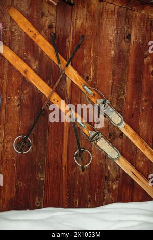 Sundance Lodge in Banff National Park is a backcountry gem of local horse packing history in the Rockies Stock Photo