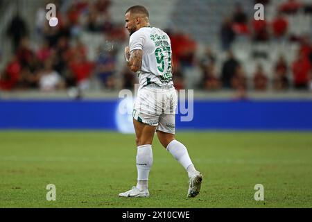 Ligga Stadium, Curitiba, Parana, Brazil. 14th Apr, 2024. Campeonato Brasileiro Football, Athletico versus Cuiaba ; André Luis of Cuiaba Credit: Action Plus Sports/Alamy Live News Stock Photo