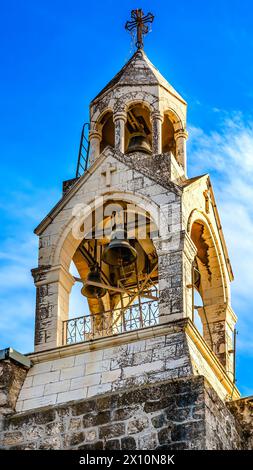 The Church of the Nativity is a basilica located in Bethlehem Stock ...