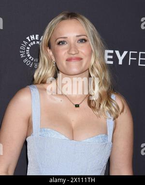 Hollywood, USA. 14th Apr, 2024. Emily Osment arriving at the PaleyFest 2024 - “Young Sheldon” held at the Dolby Theatre in Hollywood, CA on April 14, 2024. © Janet Gough/AFF-USA.COM Credit: AFF/Alamy Live News Stock Photo