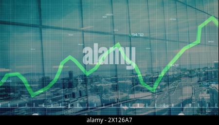 Image of text with globe and network of connections Stock Photo