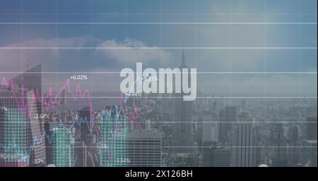 Image of text with globe and network of connections Stock Photo