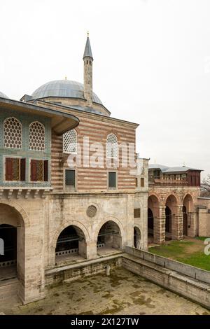 Istanbul, Topkapı Palast (Topkapı Sarayı), Darüssaade, der Verbotene Ort Harem, der Kafes, das sogenannte „Prinzengefängnis“ Stock Photo