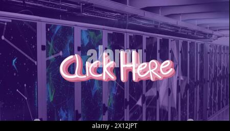 Digital image of increasing numbers over neon red like text on multiple speech bubble against abstra Stock Photo