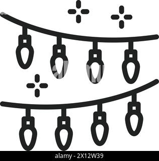 Lights icon vector image. Suitable for mobile application web application and print media. Stock Vector