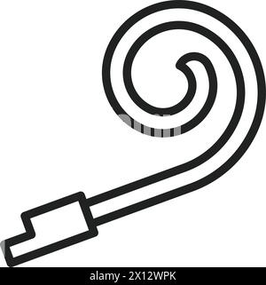 Noisemaker icon vector image. Suitable for mobile application web application and print media. Stock Vector