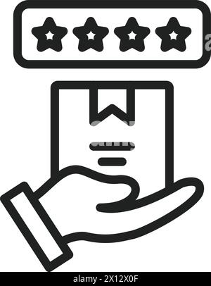 Product Feedback icon vector image. Suitable for mobile application web application and print media. Stock Vector