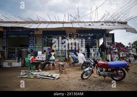 Juba. 13th Apr, 2024. This photo taken on April 13, 2024 shows a market in Juba, South Sudan. Credit: Han Xu/Xinhua/Alamy Live News Stock Photo