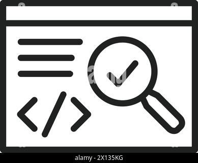 Testing icon vector image. Suitable for mobile application web application and print media. Stock Vector
