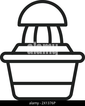 Squeezer icon vector image. Suitable for mobile application web application and print media. Stock Vector