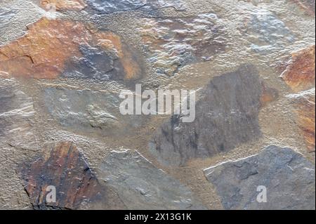 Water droplets on the floor, wet background 1 Stock Photo