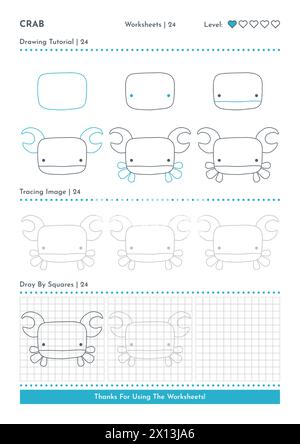 How to Draw Doodle Eared Dog, Cartoon Character Step by Step Drawing ...