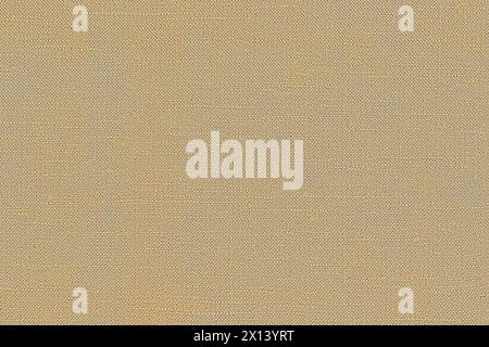 Natural pattern made of beige fabric of tight weave. Stock Photo