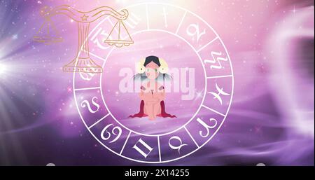 Image of globe with network of connections over binary coding Stock Photo