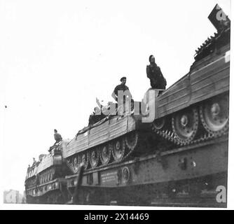 Movement Control - Some Of The Tanks Which Have Arrived By Rail For 