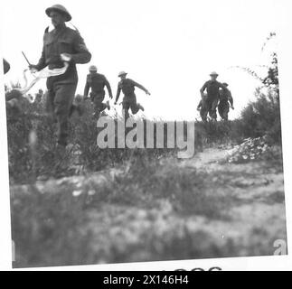 British Army engineers of the Eighth Army prepare an airfield, using ...