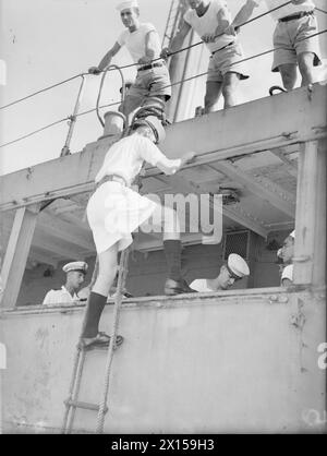 The Italian colonial sloop Eritrea, 2,170 tons and capable of 20 knots ...