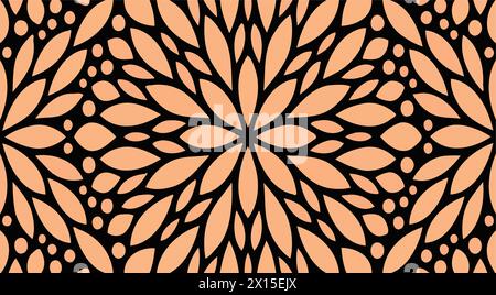 seamless pattern with leaves. Stock Vector