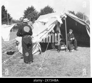 Italian prisoners of war are shown in hospital beds at the infirmary of ...