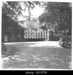 ITALY : GERMAN EMBASSY IN ROME - A view from the main entrance drive British Army Stock Photo