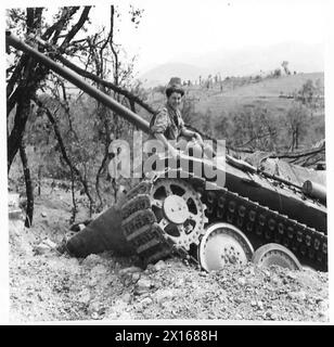 Advance Of The French Forces On S. Giovanni - A German Mk. Vi Tiger 