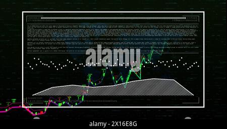 Image of statistics and data processing Stock Photo