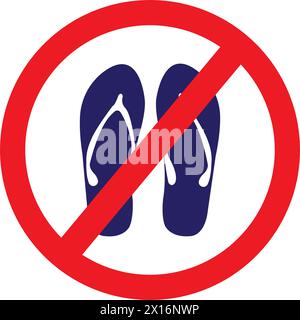Forbidden sign icon vectorr illustration simple design Stock Vector