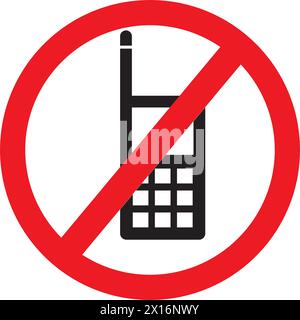 Forbidden sign icon vectorr illustration simple design Stock Vector