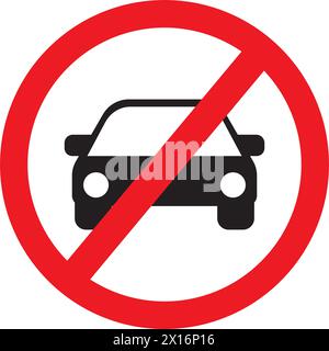 Forbidden sign icon vectorr illustration simple design Stock Vector