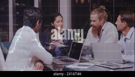 Business people discussing in office Stock Photo