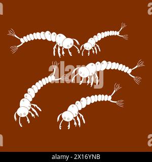 Mosquito larvae icon vector illustration design Stock Vector Image ...