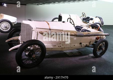 Benz Grand-Prix-Rennwagen von 1908, Mercedes-Benz Museum, Stuttgart ...