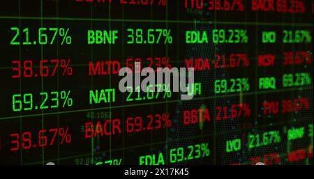 Image of financial data processing Stock Photo