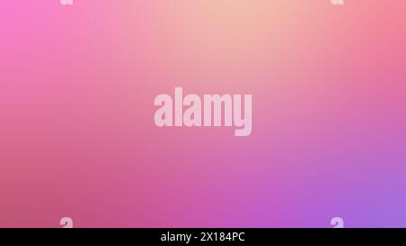 Soft, bright, vibrant and blurred pink, orange and purple color gradient background. Abstract multi-colored background with copy space. Stock Photo