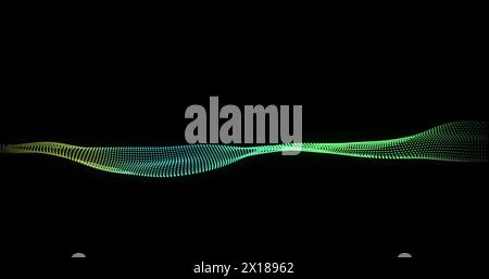 Image of network of connections with data transfer over black background Stock Photo